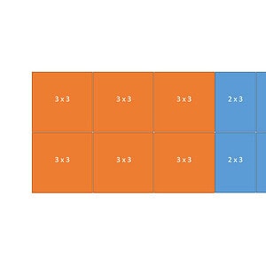 Easy-up tent 6 x13 mtr wit/zwart (brandvertragend) [incl. op- en afbouw]
