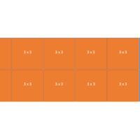 Easy-up tent 6 x17 mtr wit/zwart (brandvertragend) [incl. op- en afbouw]