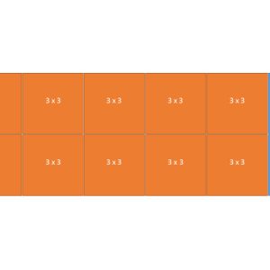 Easy-up tent 6 x17 mtr wit/zwart (brandvertragend) [incl. op- en afbouw]