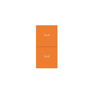 Easy-up tent 6 x 3 mtr wit/zwart (brandvertragend) [zelf op- en afbouw]