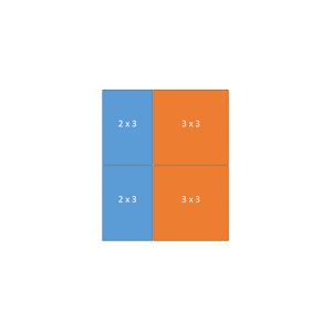 Easy-up tent 6 x 5 mtr wit/zwart (brandvertragend) [zelf op- en afbouw]