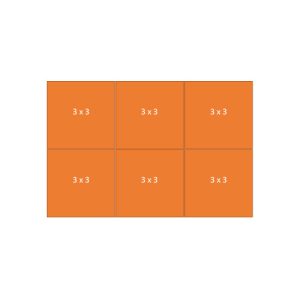 Easy-up tent 6 x 9 mtr wit/zwart (brandvertragend) [incl. op- en afbouw]