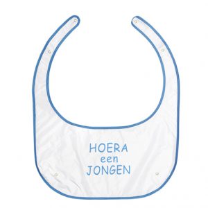 Baby slabber hoera een jongen