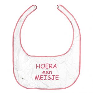 Baby slabber hoera een meisje