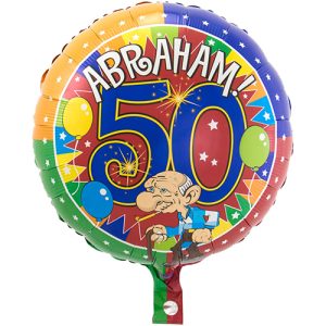 Abraham 50 jaar folieballon 45cm