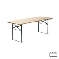 Houten inklaptafel 220x50cm