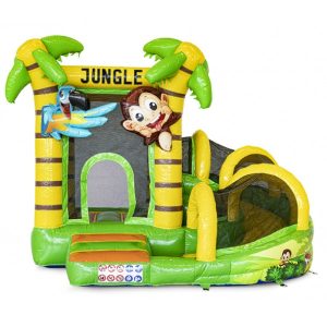Springkussen Mini Jungle slide [zelf op- en afbouw]