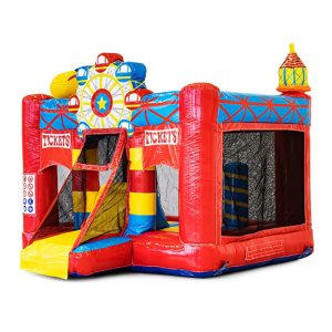 Springkussen Bouncy Rollercoaster [zelf op- en afbouw]