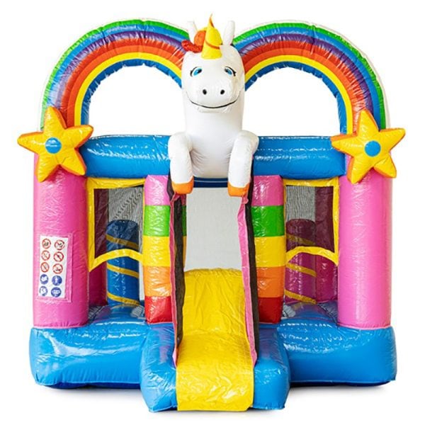 Springkussen Bouncy Unicorn [zelf op- en afbouw] - Afbeelding 3