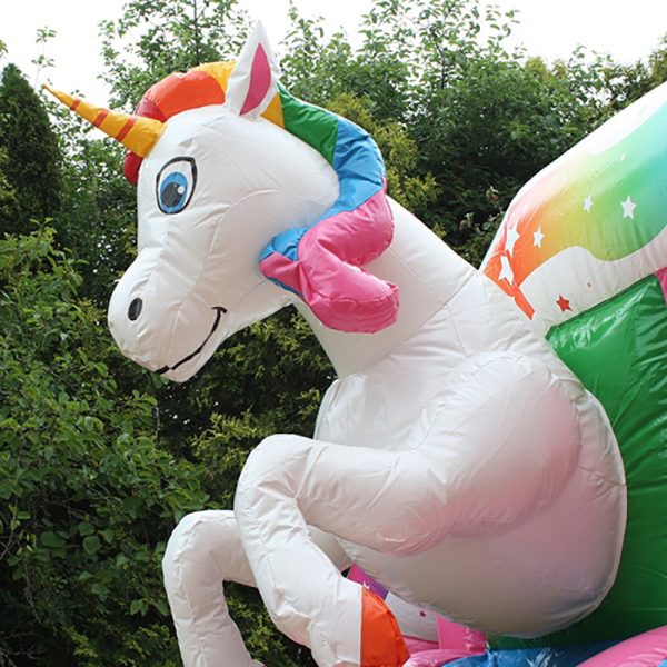 Springkussen Midi Unicorn [zelf op- en afbouw] - Afbeelding 3