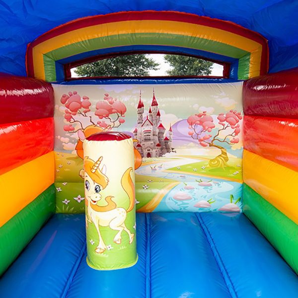 Springkussen Mini Unicorn [zelf op- en afbouw] - Afbeelding 3