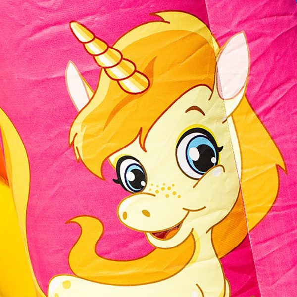 Springkussen Mini Unicorn [zelf op- en afbouw] - Afbeelding 2