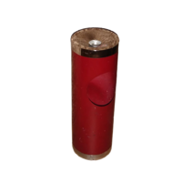 Staande as-afvalbak rood