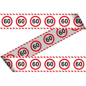 Afzetlint 60 jaar verkeersbord