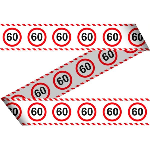 Afzetlint 60 jaar verkeersbord