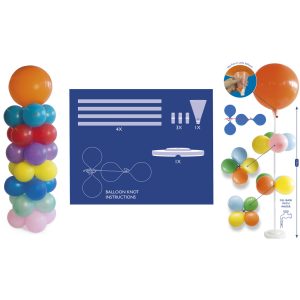 Ballonpilaar met Standaard - 135cm