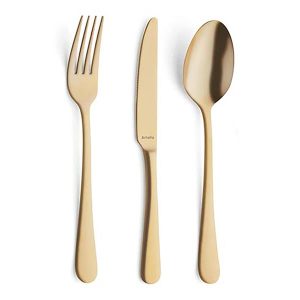 Bestekset goud (vork/mes/lepel)
