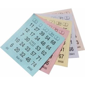 Bingokaarten 1-75 (100 stuks)