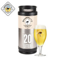 Brouwerij 't IJ IJwit 6,5%ALC 20L fust platte schuifkoppeling [GR]