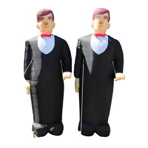 Opblaasbare Bruidspaar (man + man)