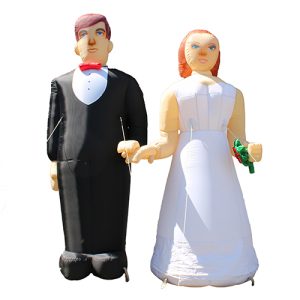 Opblaasbare Bruidspaar (man + vrouw)