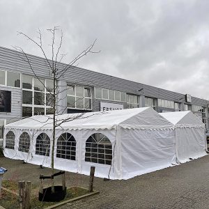 Buizentent PVC 10x10 mtr. (brandvertragend) [zelf op- en afbouw]
