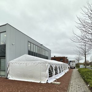 Buizentent PVC 5x20 mtr. (brandvertragend) [zelf op- en afbouw]
