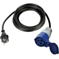 Campingstekker 220V met 3W female