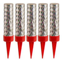 Cat. F1 ijsfontein 6cm Zilver (5 stuks) (uitlopend)