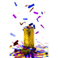 Cat. F1 confetie bomb Goud (2 stuks) (uitlopend)