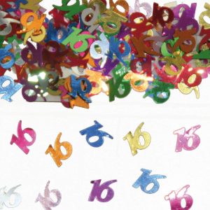 Tafeldecoratie 16 jaar