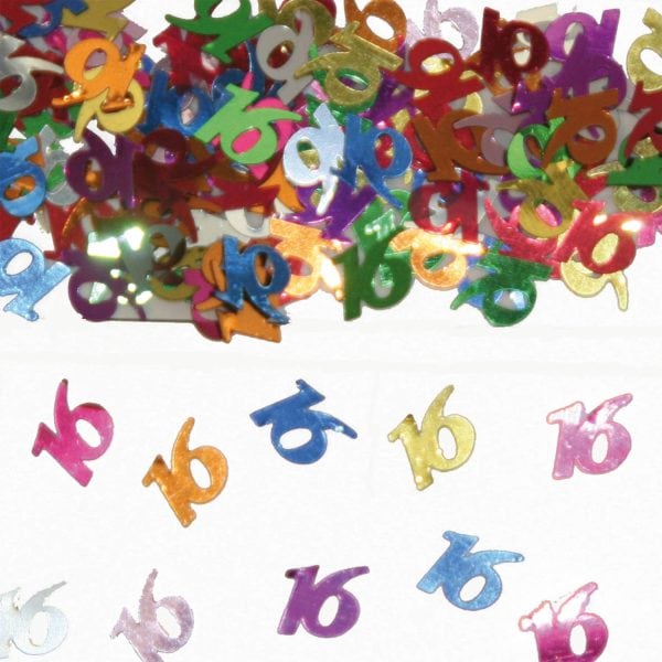 Tafeldecoratie 16 jaar