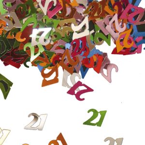 Tafeldecoratie 21 jaar