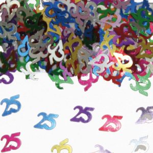 Tafeldecoratie 25 jaar