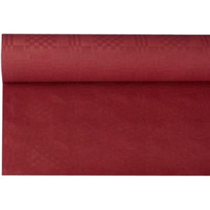 Damastrol bordeaux/warm rood 1,2 x 8 mtr.