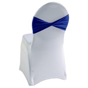 Decoratieband blauw twisted