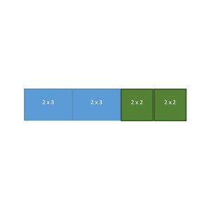 Easy-up tent 2 x10mtr wit/zwart [zelf op- en afbouw]