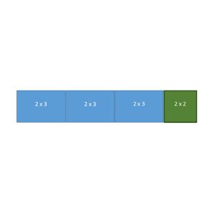 Easy-up tent 2 x11 mtr wit/zwart [zelf op- en afbouw]