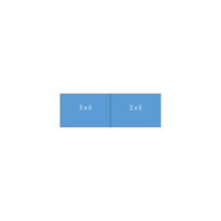 Easy-up tent 2 x 6mtr wit/zwart (brandvertragend) [zelf op- en afbouw]