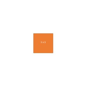 Easy-up tent 3 x 3mtr wit/zwart (brandvertragend) [zelf op- en afbouw]