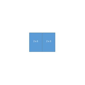 Easy-up tent 3 x 4mtr wit/zwart (brandvertragend) [zelf op- en afbouw]
