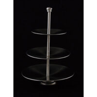 Etagère RVS 3 laags 37cm