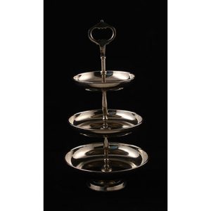 Etagère verguld 3 laags 35-38cm
