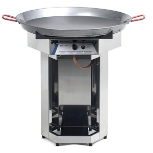 Fiësta/paella pan op gas met 80cm pan