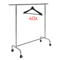 Garderoberek (incl. 40 kledinghangers)