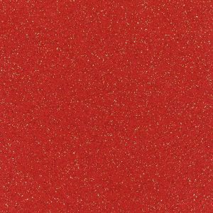 Glitterloper rood 2mtr breed p/m