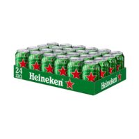 Heineken pils 5%ALC (24x33cl blikjes) [GR]