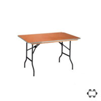 Houten inklaptafel 120x76cm