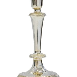 Kandelaar verzilverd 19cm