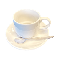 Koffiekop en schotel + lepeltje model Mammoet